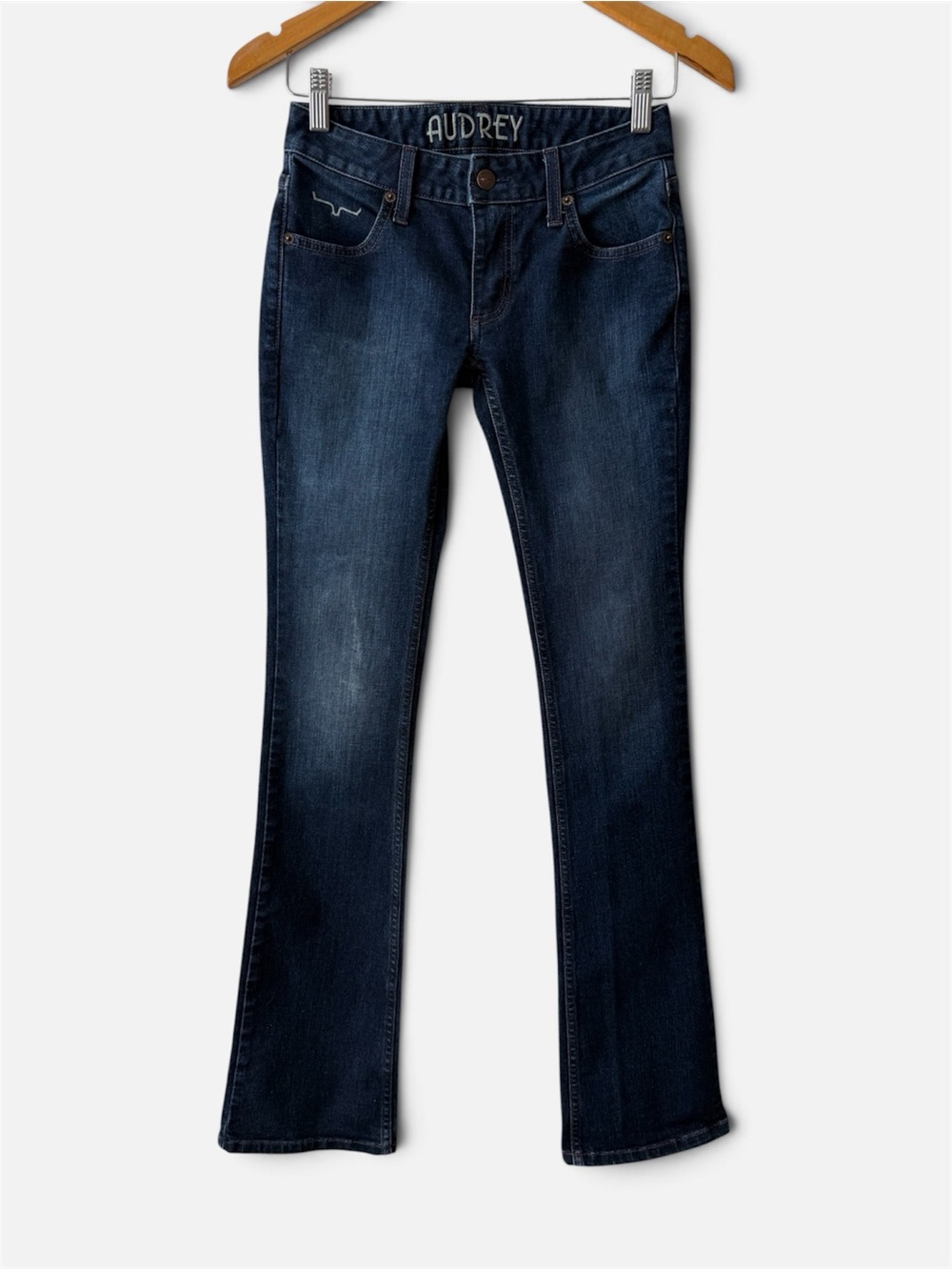 Kimes Ranch Audrey Women’s Size 00/34 Dark Wash Low Rise Bootcut Jeans Western